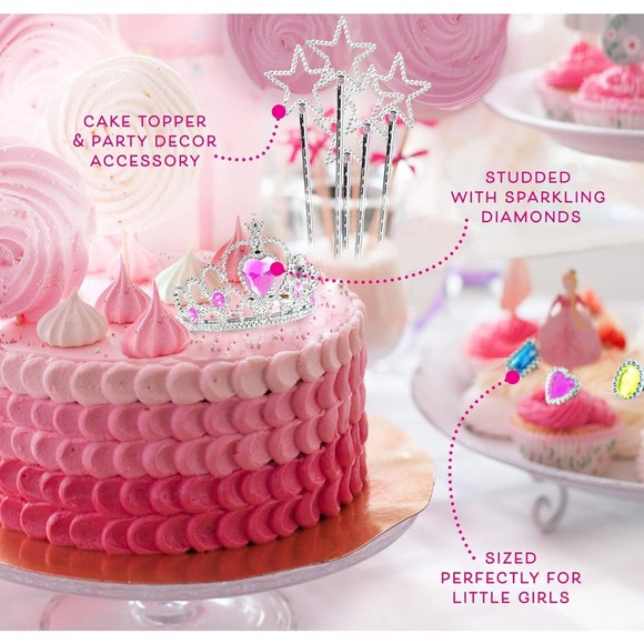 Neliblu Princess Dress-Up Set - Tiara, Wands, Rings - Pretend Play Fun! Toys - Picture 6 of 7